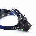 Luz de cabeza LED telescópica ajustable con luz de seguridad